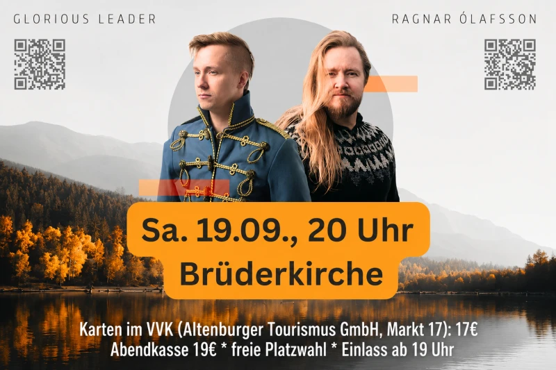 Zwei Songwriter, ein Abend: Ragnar Ólafsson und Glorious Leader in Altenburg | 