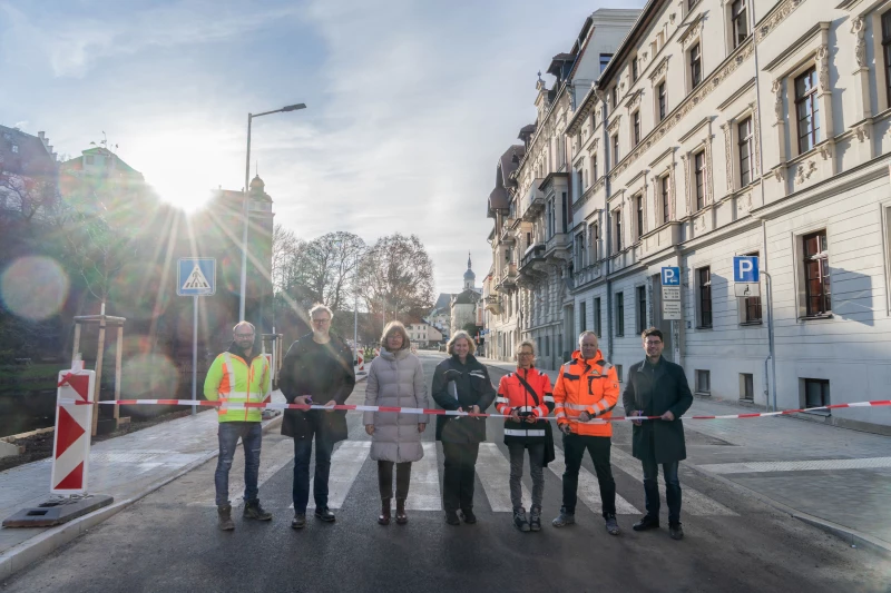 Ausbau der Rosa-Luxemburg-Straße abgeschlossen: Verkehr freigegeben | Freigabe der Rosa-Luxemburg-Straße in Altenburg