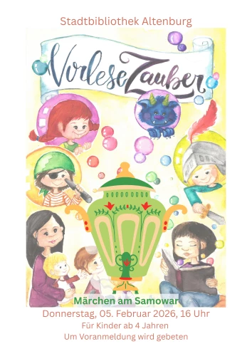 VorschauBild - Neuer „Vorlesezauber“ mit Märchen am Samowar