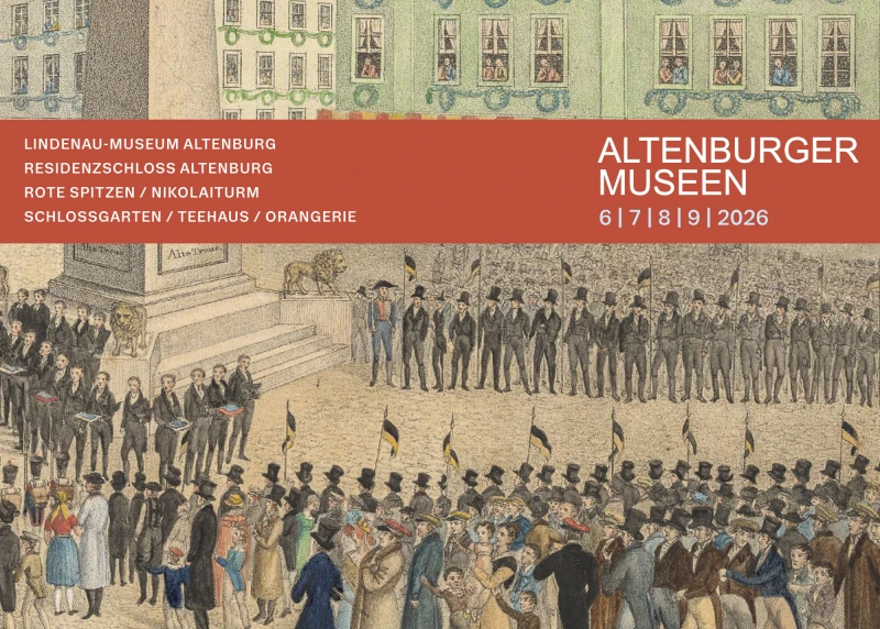 Sommer in den Altenburger Museen: Kalender für Juni bis September erschienen | Deckblatt  Veranstaltungskalender der Altenburger Museen, Juni bis September 2026