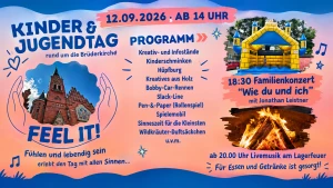 Kinder- und Jugendtag rund um die Brüderkirche lädt zum Mitmachen ein