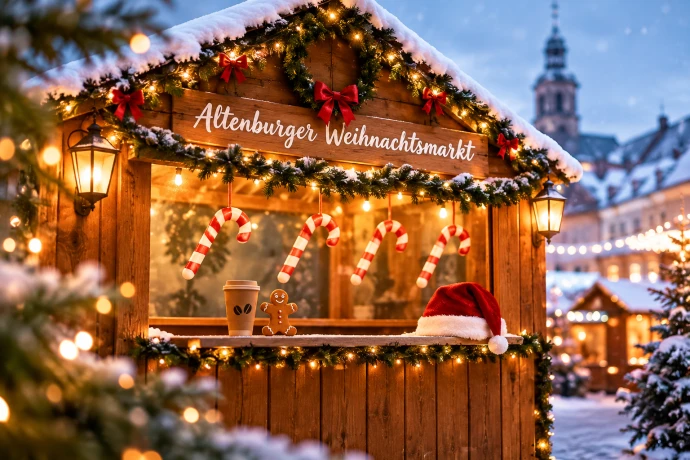 VorschauBild - „Weihnachtshütte wechsel Dich“: Händler für Altenburger Weihnachtsmarkt gesucht