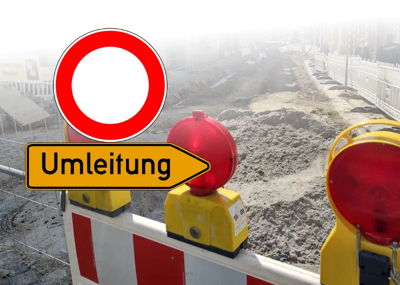 Altenburg: Sperrung der Friesenstraße wird erweitert | Straßensperrungen / Verkehrsgeschehen im Altenburger Land
