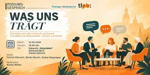 Podiumsdiskussion „Was uns trägt“ im Kabarett Nörgelsäcke