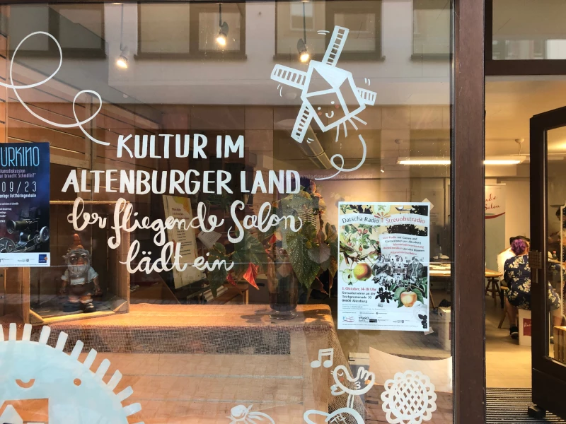 Offenes Atelier im Altenburger Kulturaustauschladen  | KroneZwei – Der Kulturaustauschladen