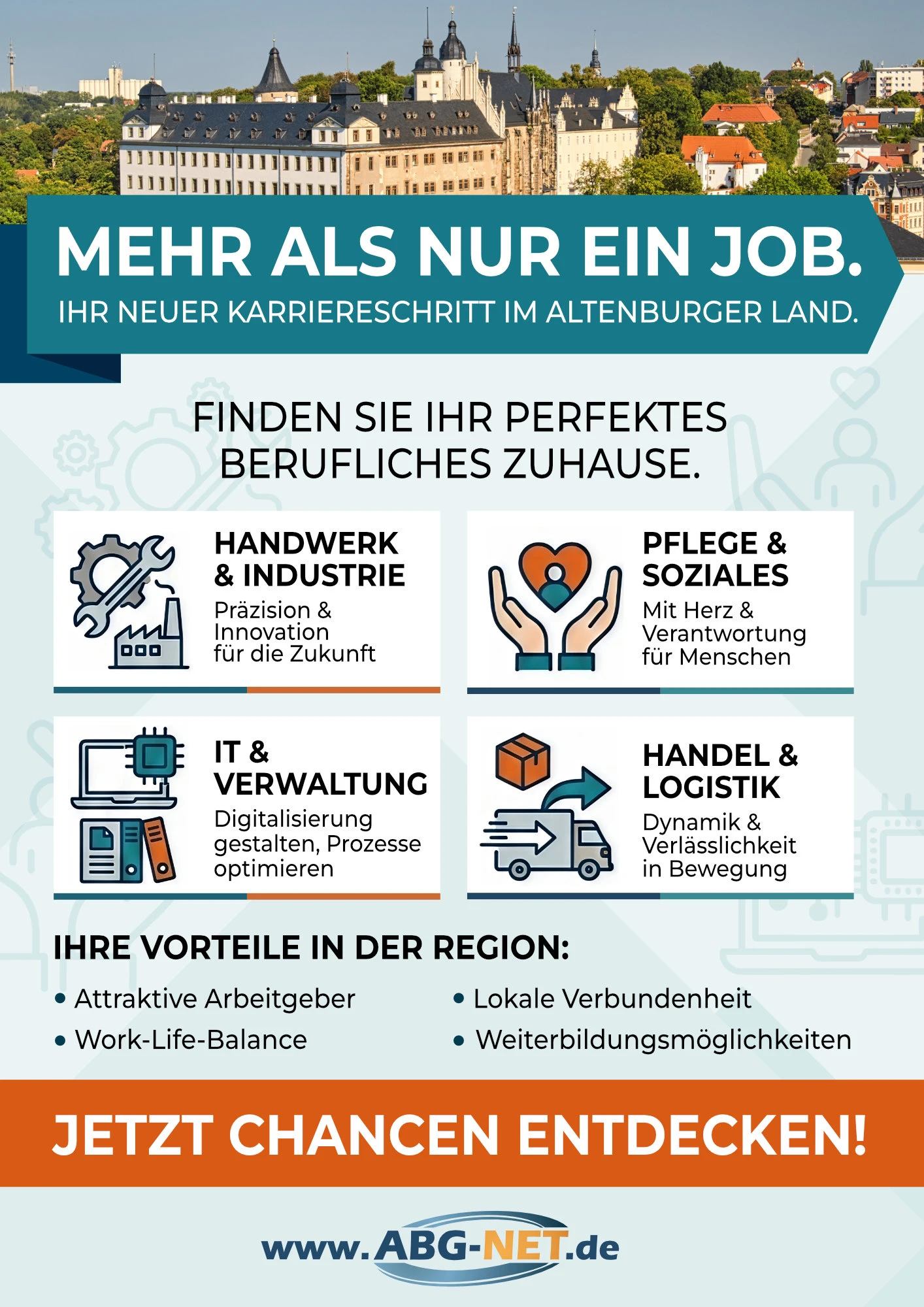 Mehr als nur ein Job. Ihr neuer Karriereschritt im Altenburger Land