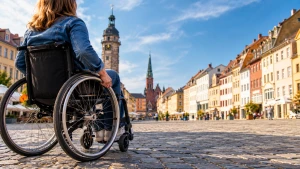 Rollstuhl-Tour durch Altenburg macht auf Barrieren im Alltag aufmerksam