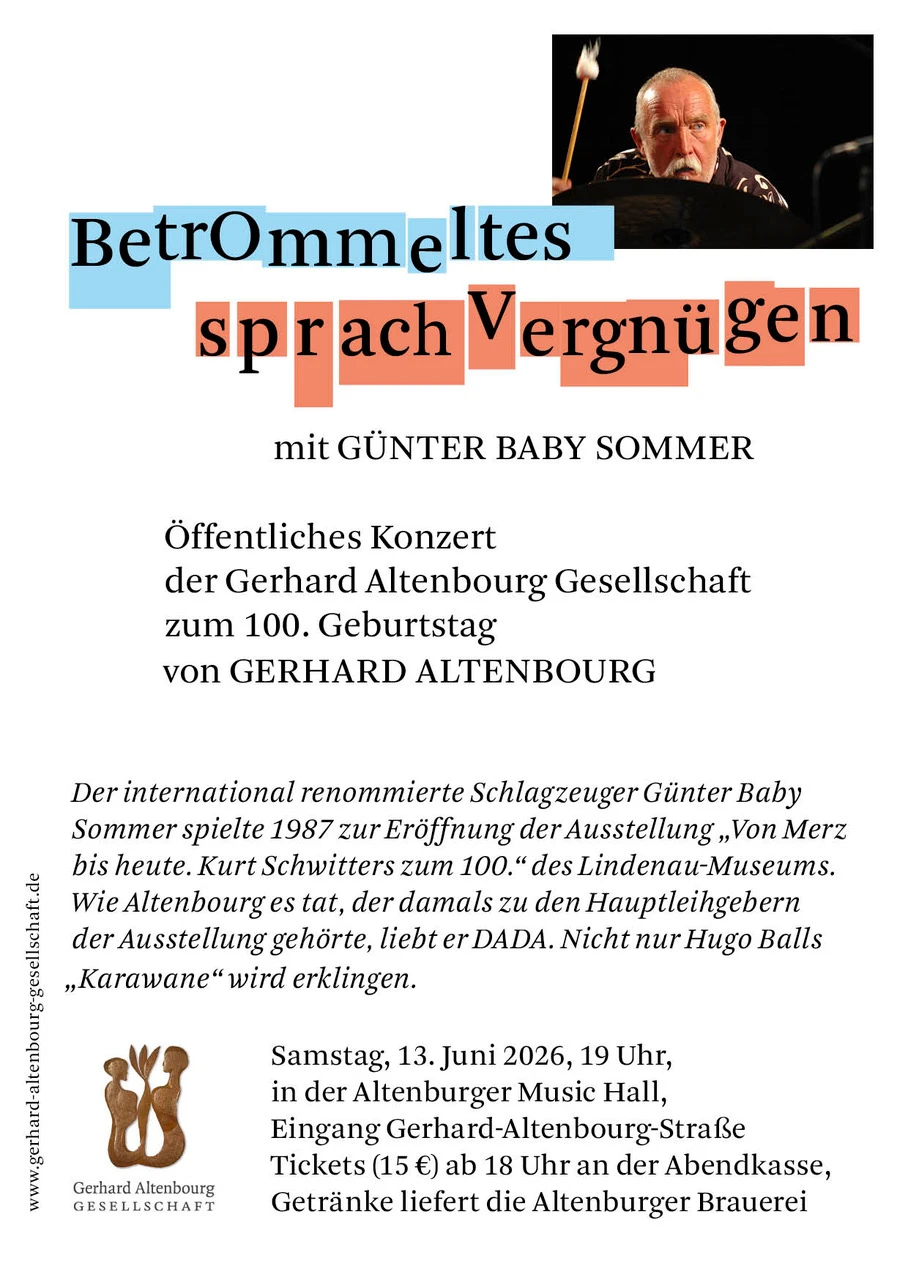  Konzert zum 100. Geburtstag von Gerhard Altenbourg
