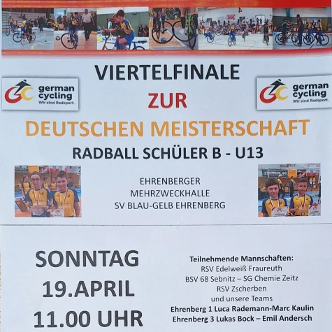VorschauBild - Viertelfinale - Deutsche Meisterschaft U13