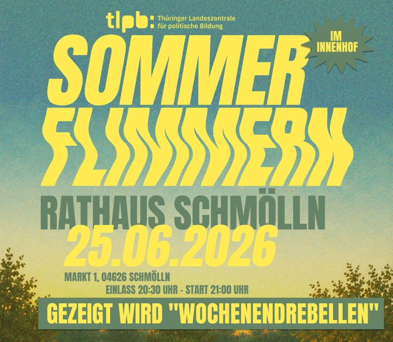 Kinoabend am 25. Juni: Filmkomödie und Gespräch in Schmölln | 