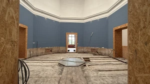 Baufortschritt im Lindenau-Museum: Restaurierung im Inneren, Neubau des Stadtgeschosses kurz vor Vergabe