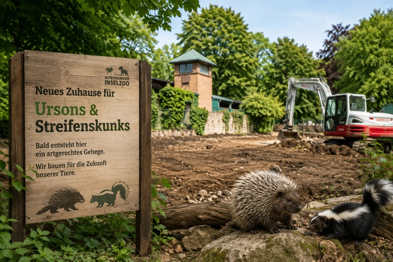 Inselzoo: Ursons ziehen ein – neues Gehege ersetzt altes Labyrinth | 