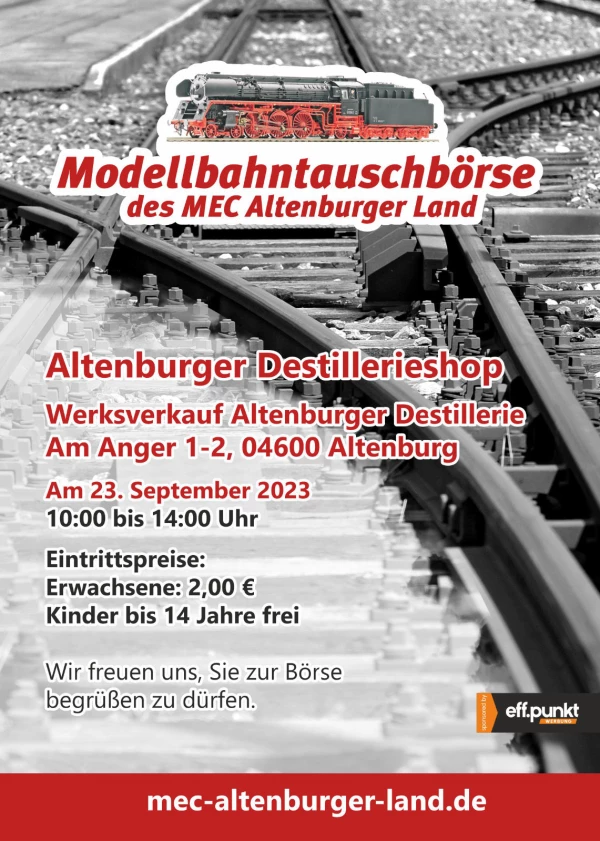 Modellbahnbörse des MEC Altenburger Land e. V.