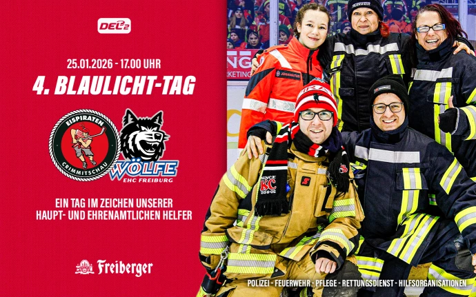 VorschauBild - Am 25. Januar: Eispiraten richten 4. Blaulicht-Tag aus