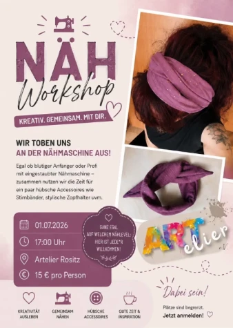 VorschauBild - Nähworkshop — Haarbänder
