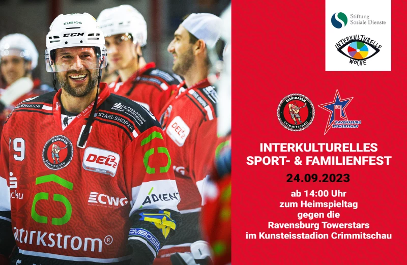 Eispiraten mit interkulturellem Sport- und Familienfest zum Heimspieltag gegen Ravensburg | 