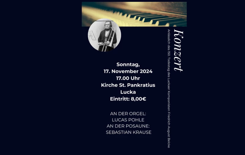 Erster Posaunen-Virtuose Deutschlands –  Belcke Ehrung im Heimatmuseum Lucka | 